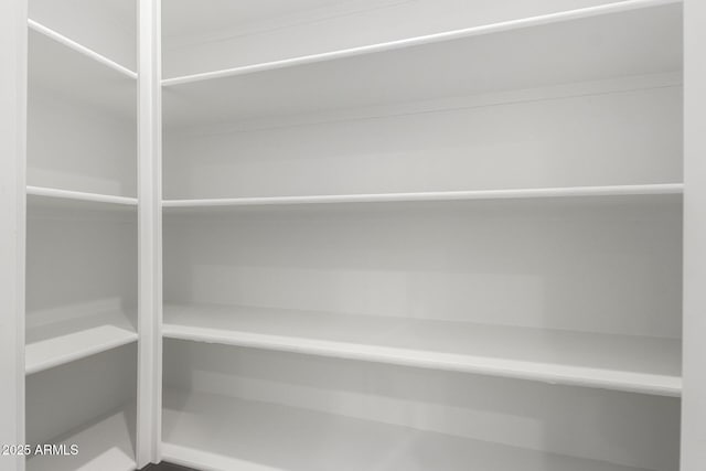 view of storage area
