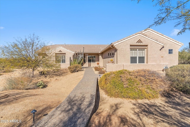 view of ranch-style home