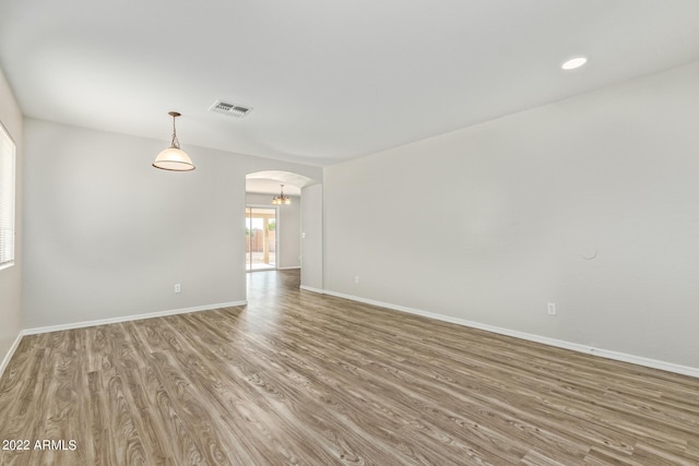 6537 W Riva Rd, Phoenix, AZ 85043 - spare room with wood-type flooring