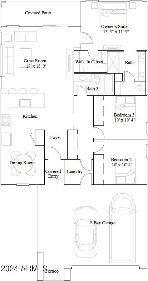 16762 W Alameda Rd, Surprise, AZ 85387 - property floor plan