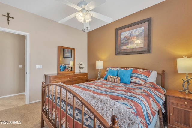209 N 237th Ave, Buckeye, AZ 85396 - bedroom featuring carpet flooring, baseboards, and ceiling fan