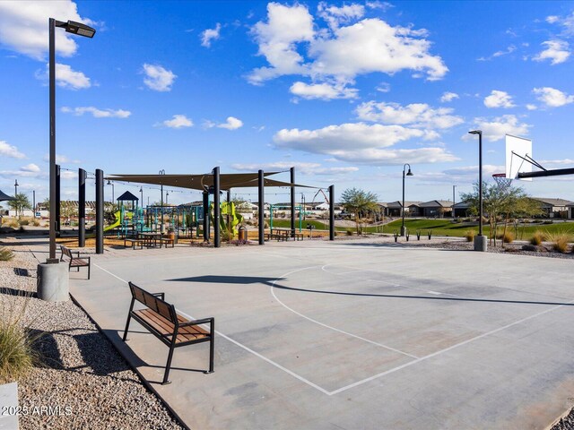 17595 W Monroe St, Goodyear, AZ 85338 - view of sport court with community basketball court