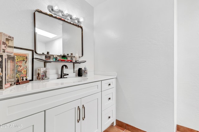 1451 E Brown Rd, Mesa, AZ 85203 - bathroom with vanity and tile patterned floors