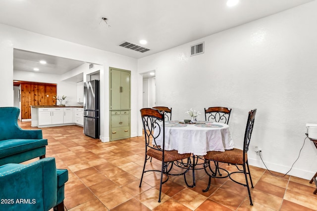 1451 E Brown Rd, Mesa, AZ 85203 - dining space featuring recessed lighting and visible vents