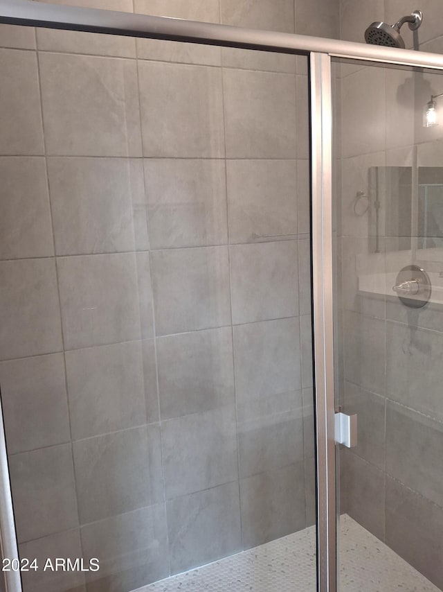 bathroom with walk in shower