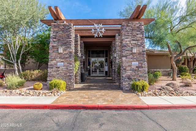 19777 N 76th St Unit 2244, Scottsdale, AZ 85255 - property entrance featuring french doors