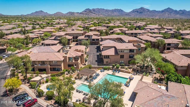 19777 N 76th St Unit 2244, Scottsdale, AZ 85255 - bird's eye view with a residential view and a mountain view