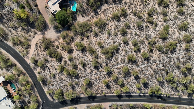 4885 N Via De La Granja, Tucson, AZ 85718 - aerial view of property's location with a desert landscape