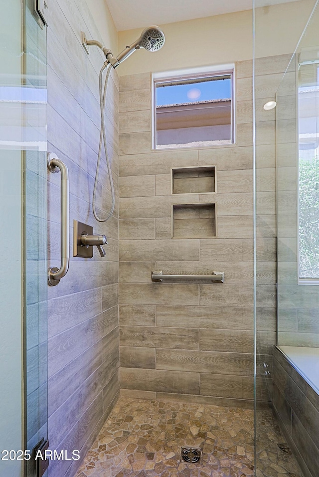 32710 N 71st St, Scottsdale, AZ 85266 - bathroom with a shower stall and plenty of natural light