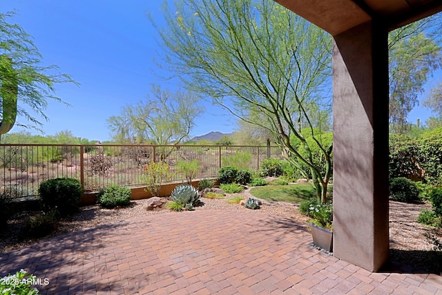 32710 N 71st St, Scottsdale, AZ 85266 - view of patio with a mountain view