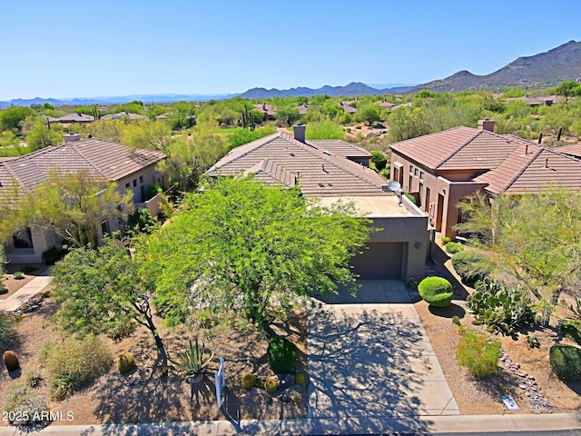 32710 N 71st St, Scottsdale, AZ 85266 - view from above of property featuring a mountain backdrop