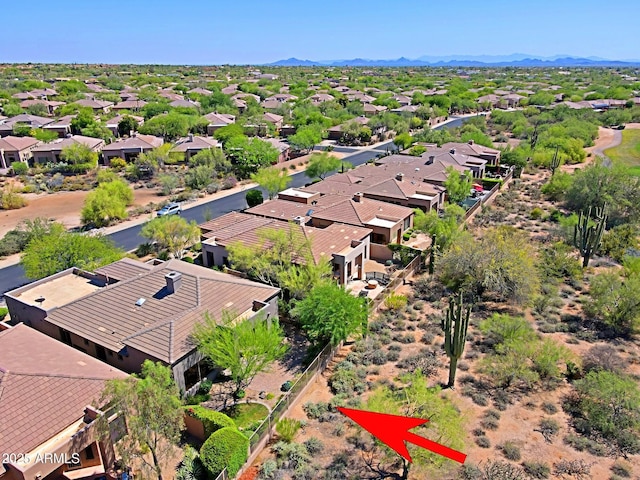 32710 N 71st St, Scottsdale, AZ 85266 - aerial view of residential area with a mountainous background