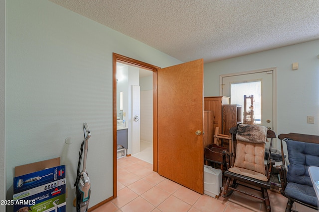 18622 E Via De Arboles, Queen Creek, AZ 85142 - interior space with light tile patterned floors and a textured ceiling