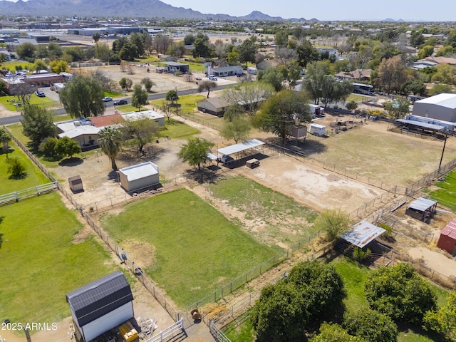 18622 E Via De Arboles, Queen Creek, AZ 85142 - bird's eye view featuring a rural view and a mountain view
