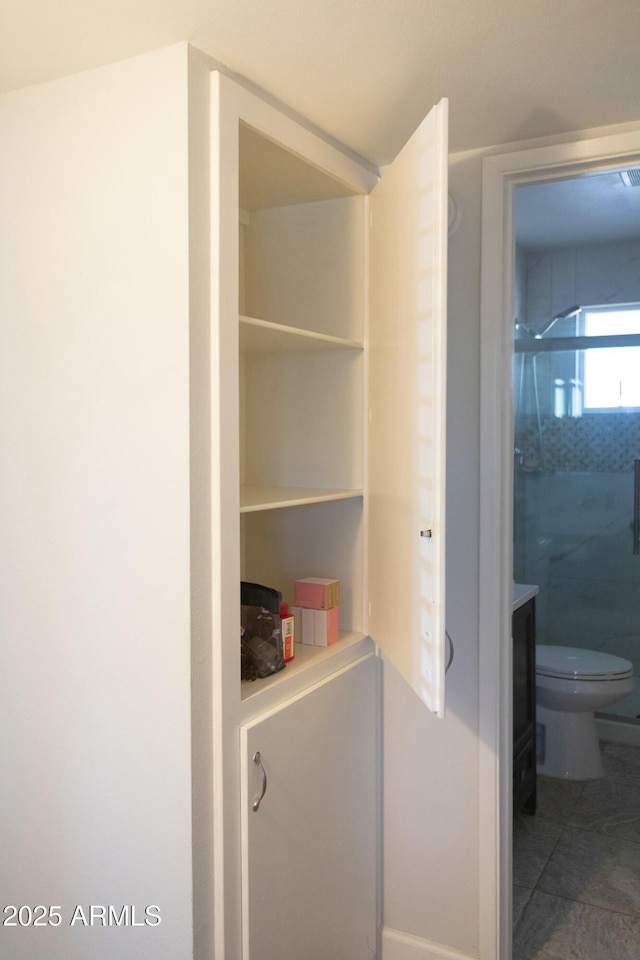 view of closet