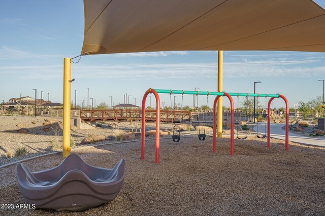 view of jungle gym