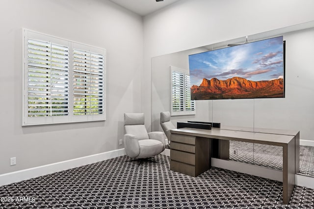 13750 E Yucca St, Scottsdale, AZ 85259 - office area featuring plenty of natural light and baseboards
