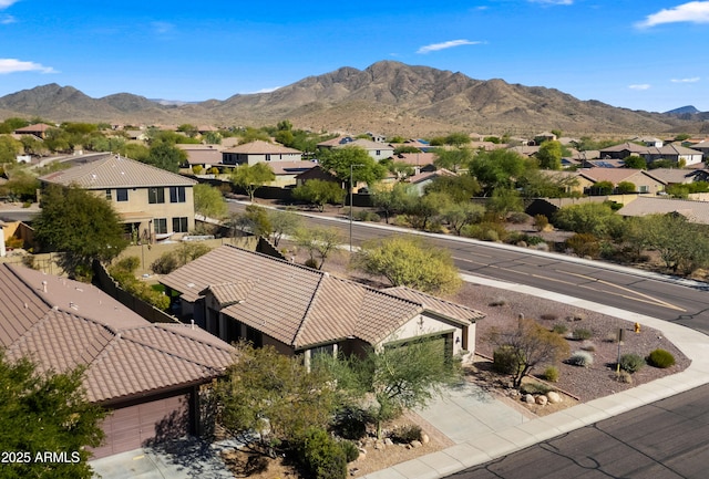 mountain view featuring a residential view