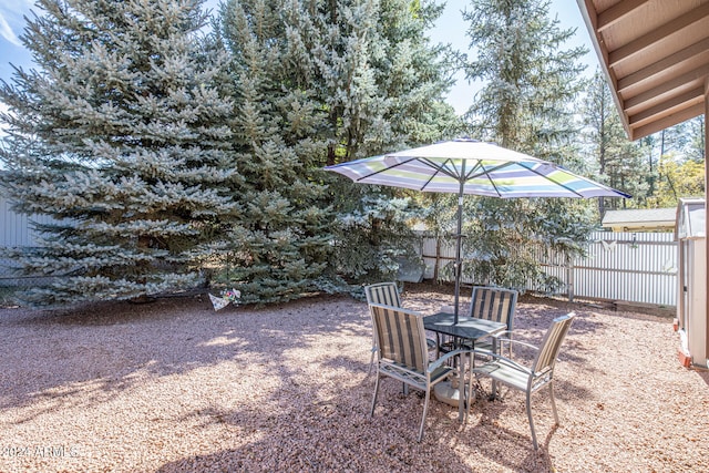 view of patio