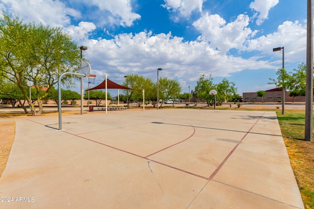 view of sport court