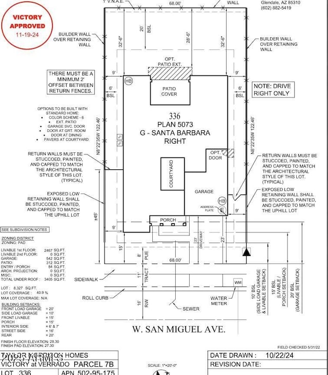 20723 W San Miguel Ave, Buckeye, AZ 85396 - floor plan