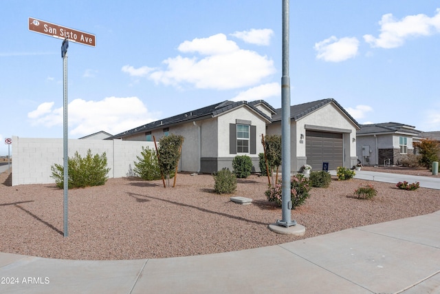 ranch-style house with a garage