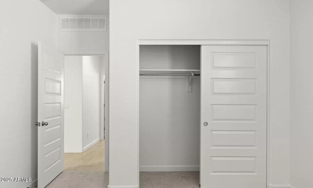closet with visible vents