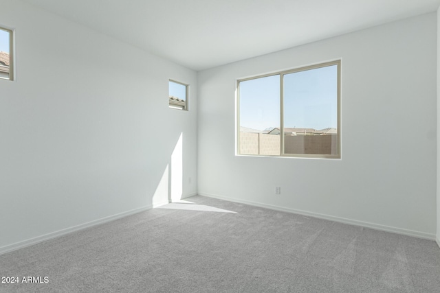 carpeted empty room with a healthy amount of sunlight