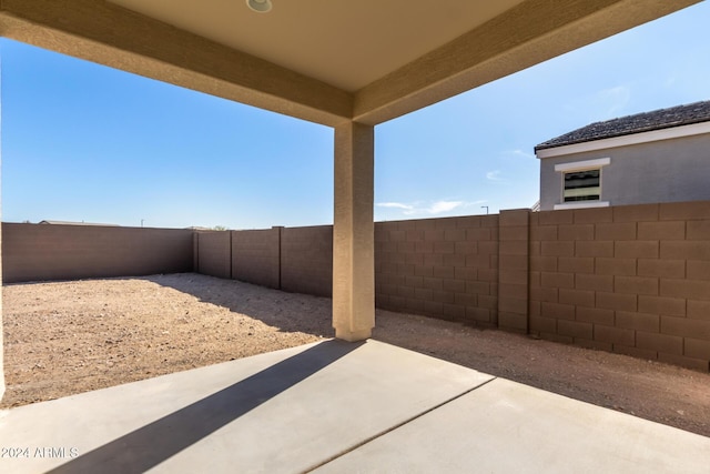 view of patio