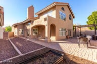 rear view of house with a patio area