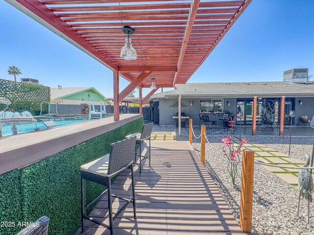 11215 N 37th Ave, Phoenix, AZ 85029 - view of community featuring a swimming pool and a patio area