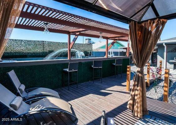 11215 N 37th Ave, Phoenix, AZ 85029 - view of wooden terrace