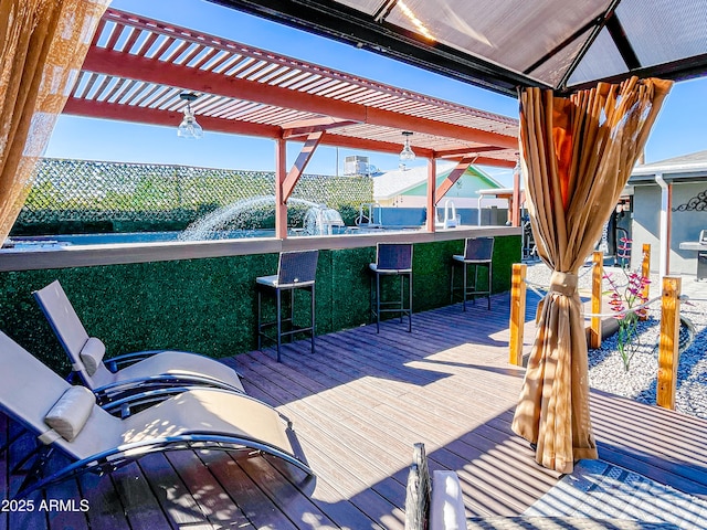 11215 N 37th Ave, Phoenix, AZ 85029 - deck with a pergola