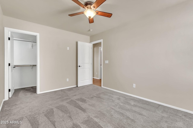 121 W Hackberry Dr, Chandler, AZ 85248 - unfurnished bedroom with baseboards, carpet, and a ceiling fan