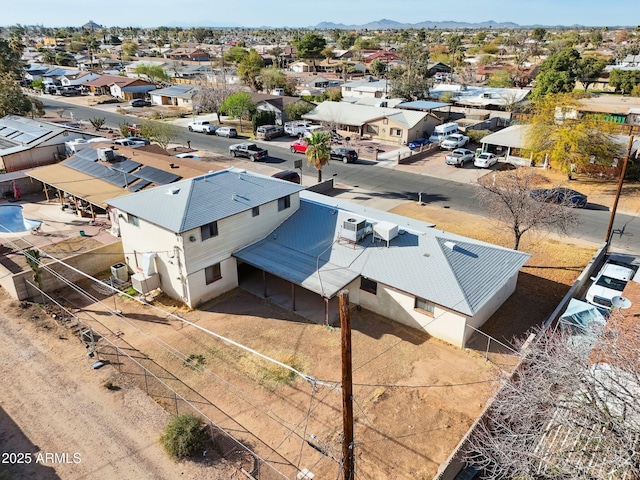 birds eye view of property featuring a residential view