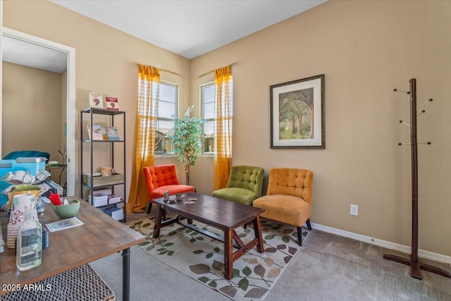 10914 E Tarragon Ave, Mesa, AZ 85212 - living area featuring carpet floors and baseboards