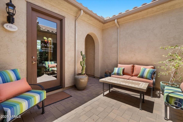 10914 E Tarragon Ave, Mesa, AZ 85212 - view of patio / terrace featuring outdoor lounge area
