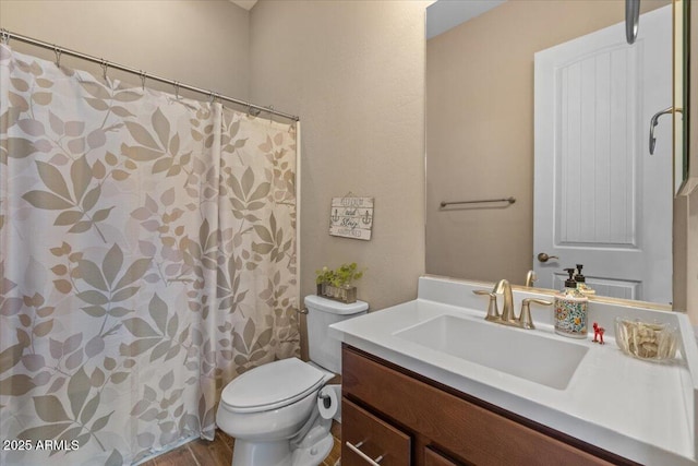10914 E Tarragon Ave, Mesa, AZ 85212 - full bath featuring vanity, wood finished floors, and curtained shower