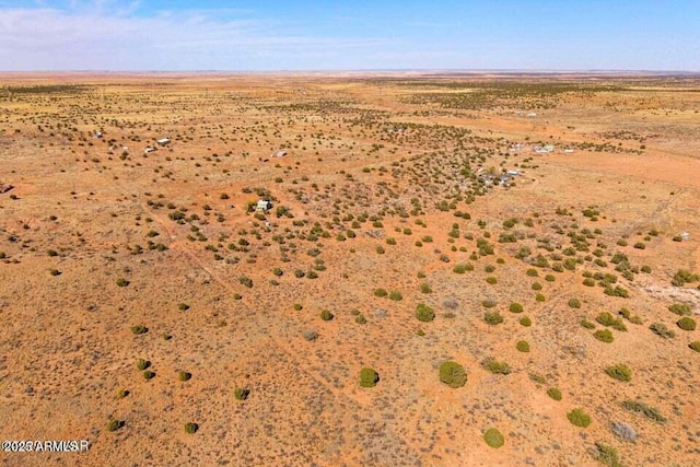 aerial view featuring a rural view