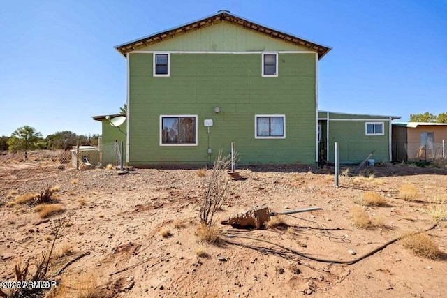 view of rear view of house
