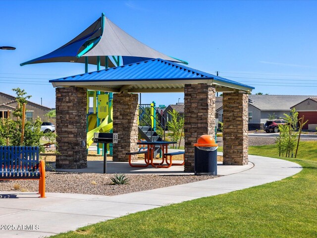 view of community with playground community