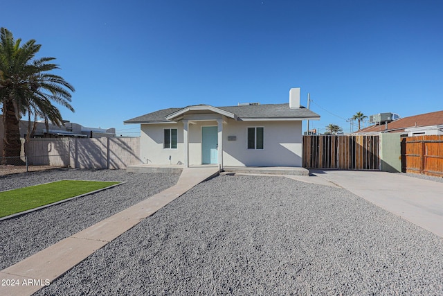 view of front of home