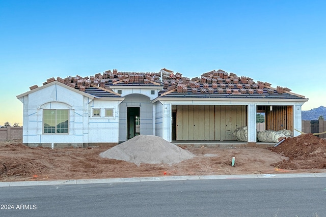 view of front of home