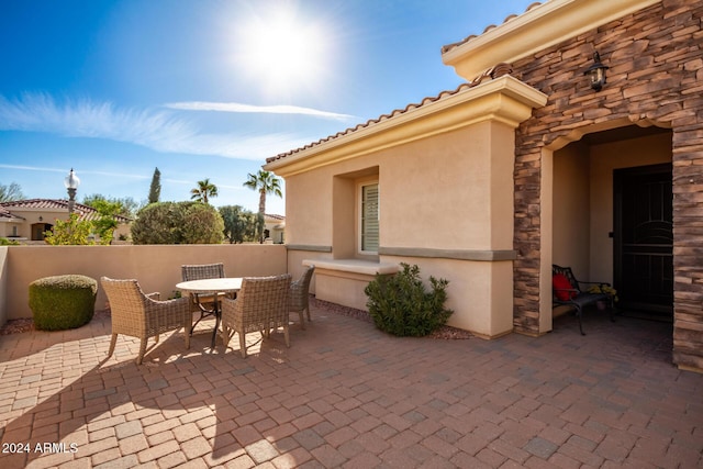 view of patio