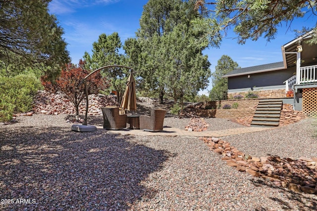 809 W St Moritz Dr, Payson, AZ 85541 - view of yard with a patio