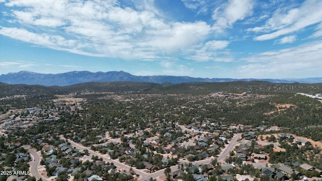809 W St Moritz Dr, Payson, AZ 85541 - aerial view with a residential view and a mountain view