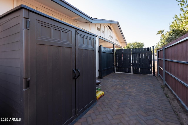 view of outbuilding