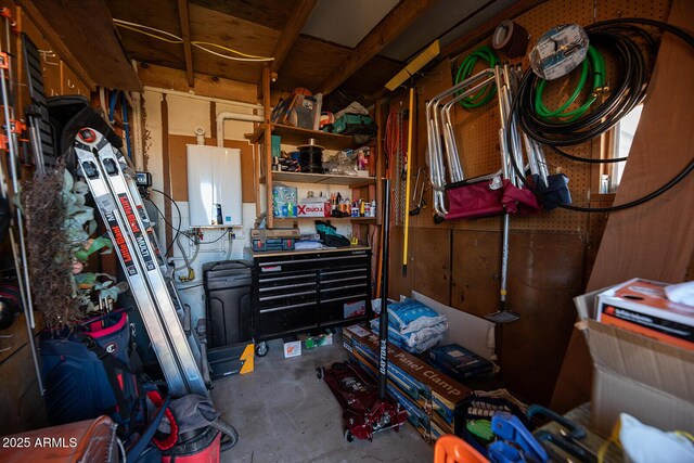 view of storage room