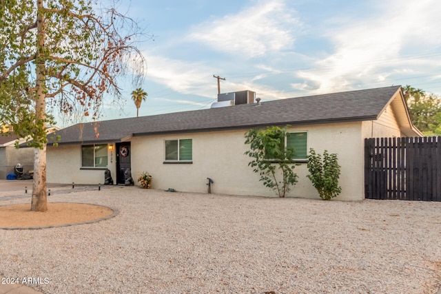 view of ranch-style home