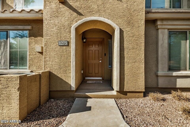 view of property entrance